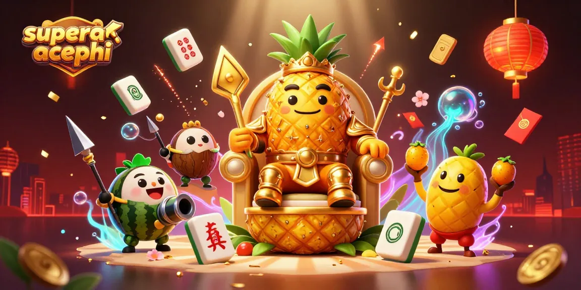 Experience thrilling moments at superacephi's vibrant beach casino with unique characters and exciting gambling elements.