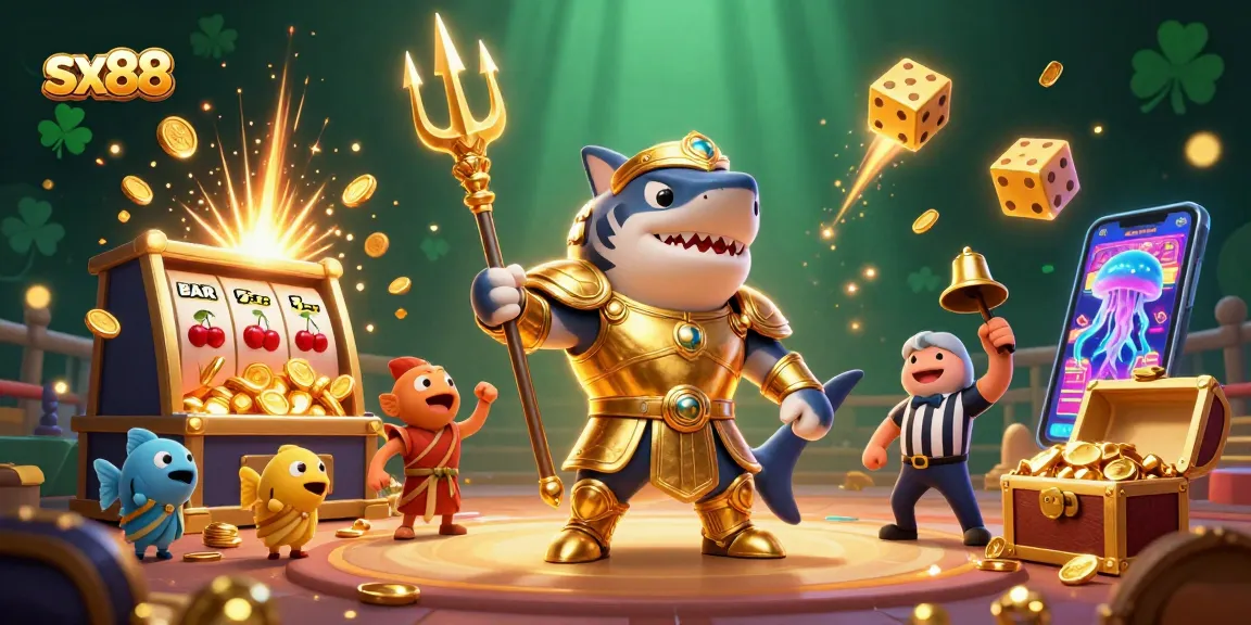 Play and win big at sx88 with thrilling underwater casino adventures featuring a colorful scene.