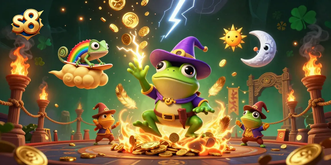 S8 offers thrilling casino experiences with slot games and interactive elements in vibrant detail.
