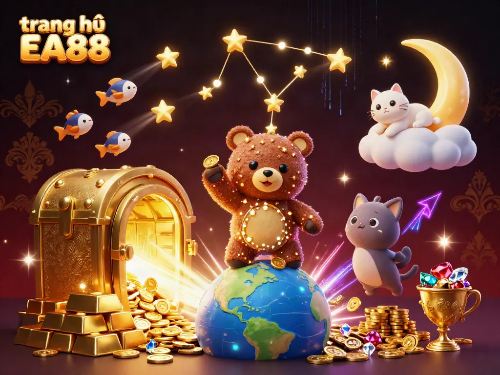 Engage with the vibrant universe of trang chủ EA88, featuring playful characters and dazzling treasures.