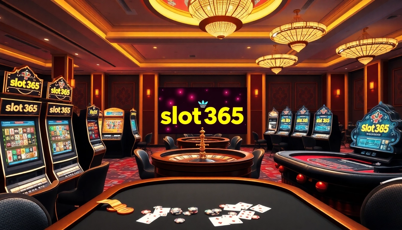 Experience the excitement of slot 365 with engaging online casino visuals and vibrant gameplay.