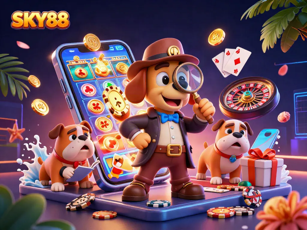 Experience thrilling gameplay with SKY88’s vibrant slot games and dynamic casino action!