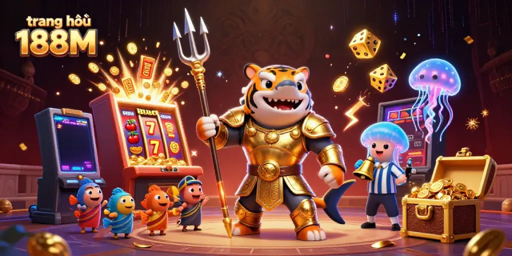 Engage with thrilling gaming at trang chủ 188M featuring dynamic slot machines and vibrant underwater scenes.