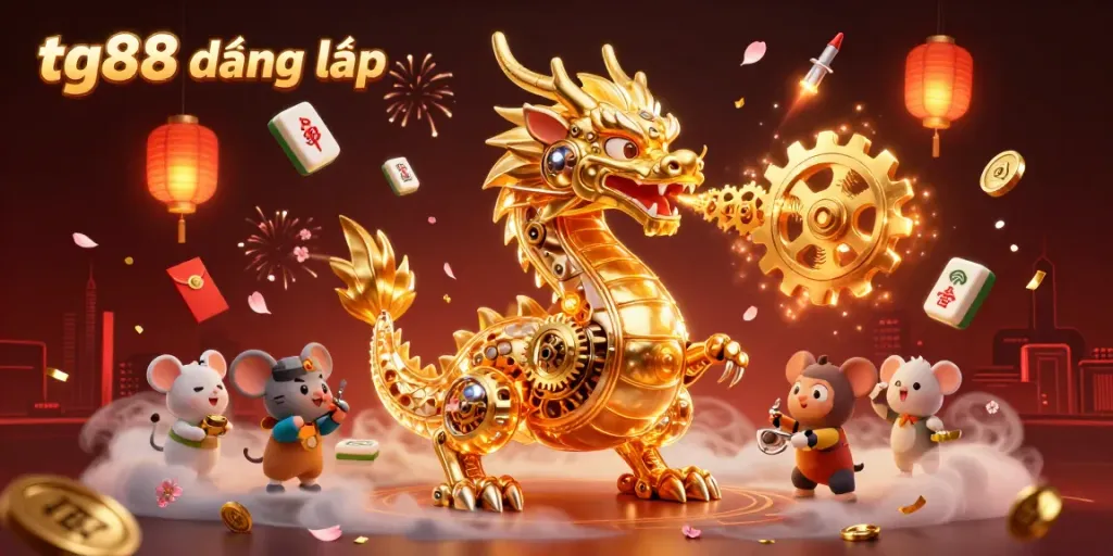 Engage in the gaming action at TG88 đăng nhập through this vibrant 3D digital art.