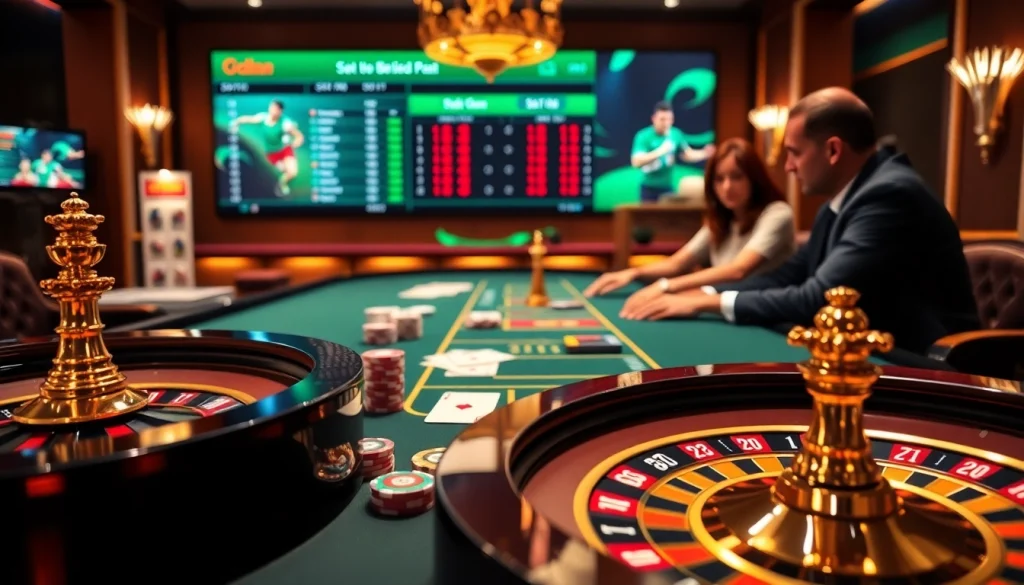 Experience the excitement of Nhận định kèo nhà cái at a luxury casino with dynamic betting tables.