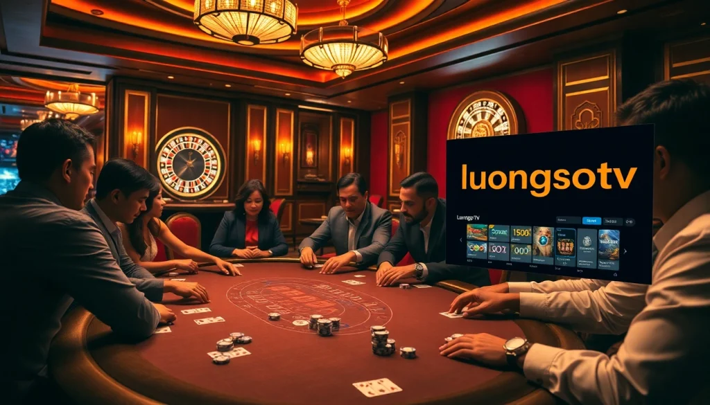 Experience seamless poker action while exploring luongson tv for engaging gambling insights.