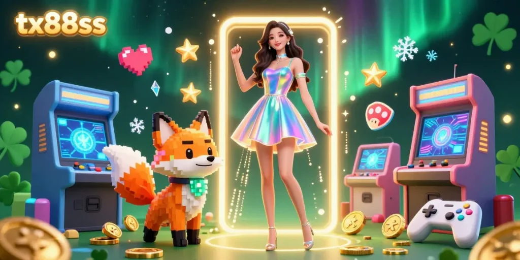Engage in thrilling gaming moments at tx88ss with vibrant 3D casino elements and immersive designs.